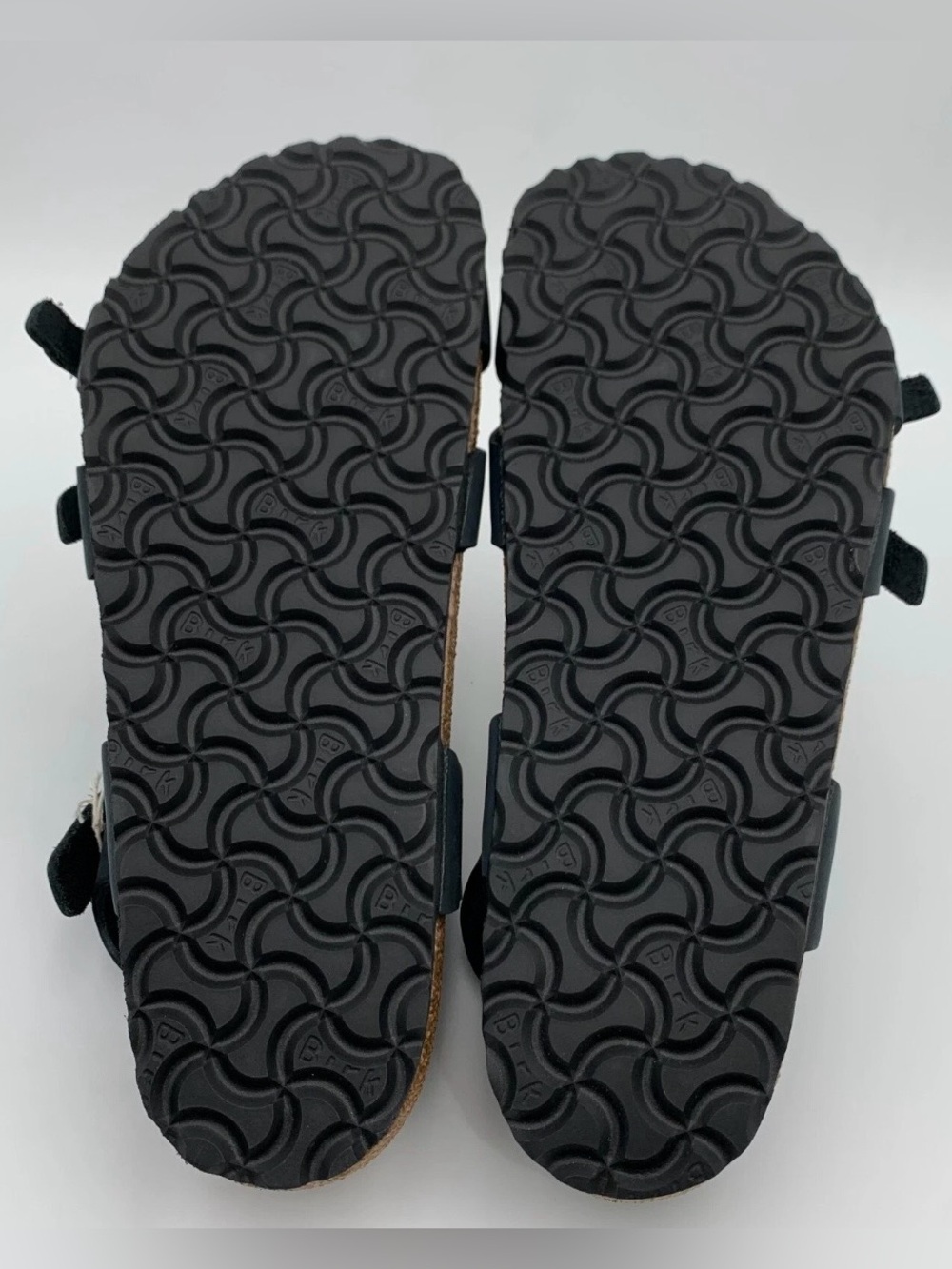 Birkenstock 💅🌴 Kumba Black Leather Adjustable Strap Sandals 9 9.5 40 NEW - Picture 9 of 9